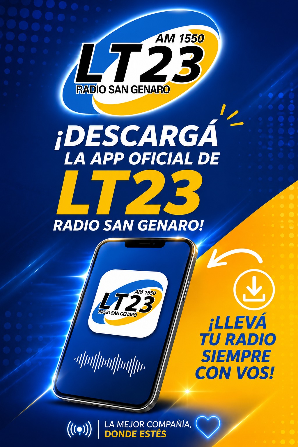 Promo App LT23 Radio San Genaro