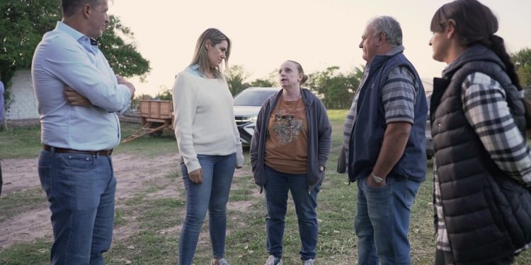 Diana y Losada presentes en el dpto. San Jerónimo