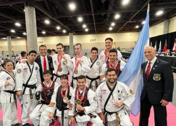 El seleccionado argentino de taekwondo se consagró campeón del mundo en Estados Unidos