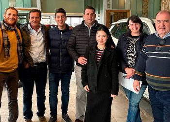 La Gerenta Regional para América de Sur de camiones JMC visitó la Concesionaria Orio Hnos