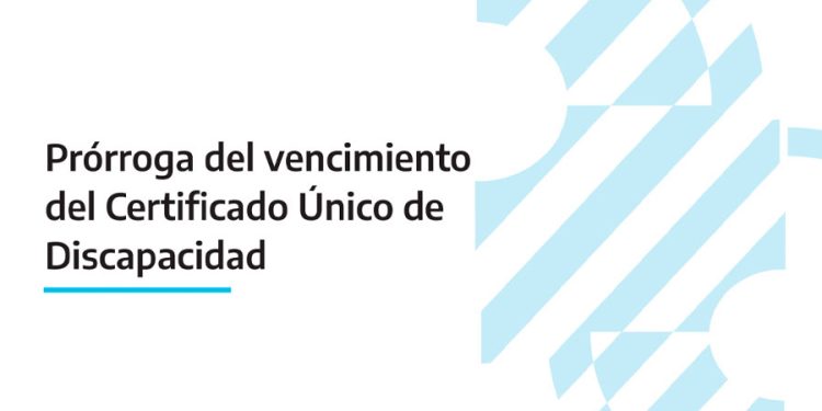 Nueva prórroga del certificado único de discapacidad(CUD)