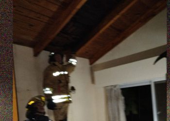 Incendio en una vivienda de la ciudad