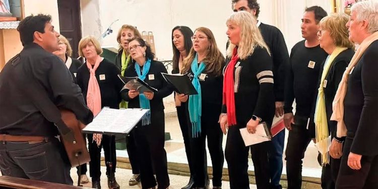 La Agrupación Coral San Genaro en Gaboto