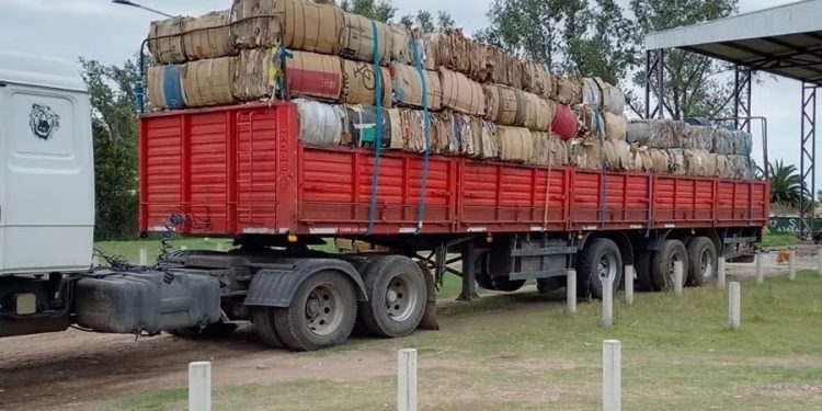 GIRSU San Genaro: Nuevo envío de material reciclable