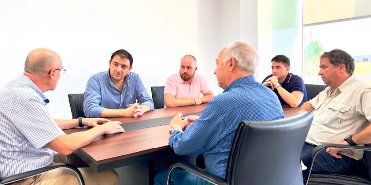 Cañada de Gómez: Chale recibió a autoridades del ministerio de Desarrollo Productivo de Santa Fe