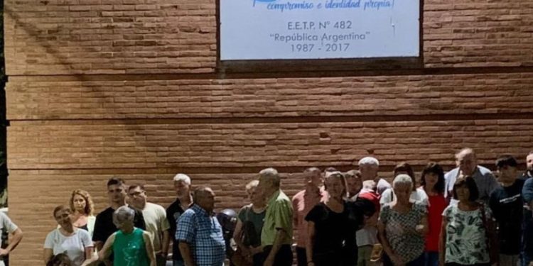 José “Pepe” Fabriccini homenajeado en la Escuela Técnica de Totoras