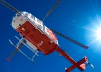 Niño lesionado en un choque entre dos camiones