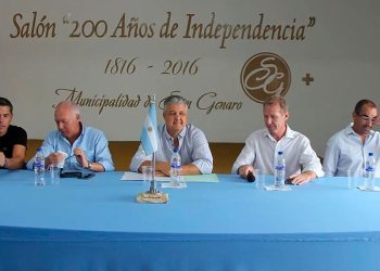 San Genaro: Conferencia de prensa del Intendente Gastón Marconcini