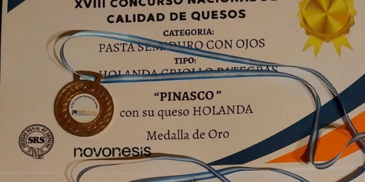 La empresa Lácteo Pinasco fue multipremiada en la Expo Suipacha 2024