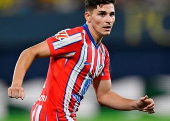 Julián Álvarez marcó el gol agónico que le dio el triunfo al Atlético Madrid