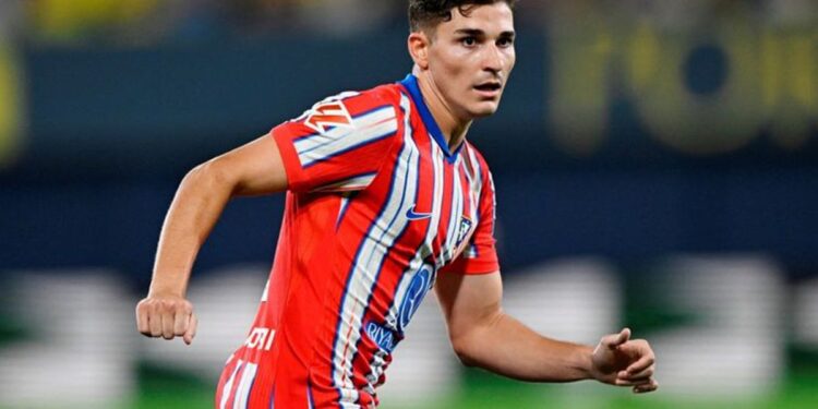 Julián Álvarez marcó el gol agónico que le dio el triunfo al Atlético Madrid