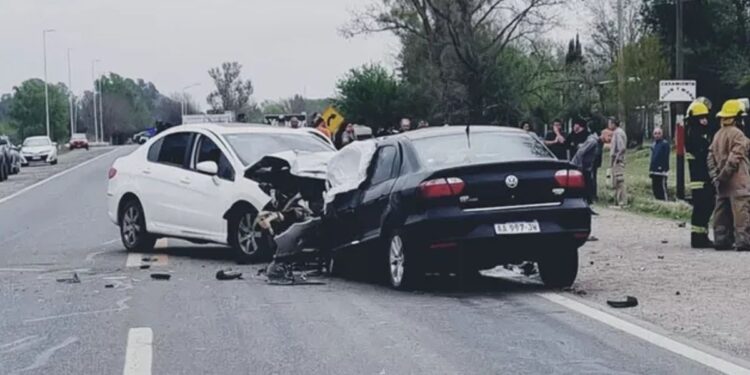 Un muerto y dos heridos en un choque frontal en la ruta nacional 34