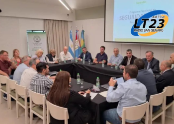 Reunión de la Mesa Regional de Seguridad Rural de los Dptos. Castellanos, 9 de Julio, Las Colonias y San Cristóbal