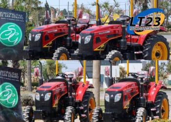 La Municipalidad de San Genaro recibió los dos nuevos Tractores