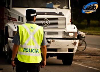 Un camionero fue detenido en Angélica por manejar borracho por la autovía 19.