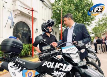 Cañada de Gómez: Chale participó del acto de entrega de móviles policiales para la ciudad