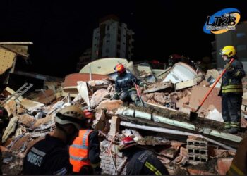 Se derrumbó un edificio de 10 pisos en Villa Gesell