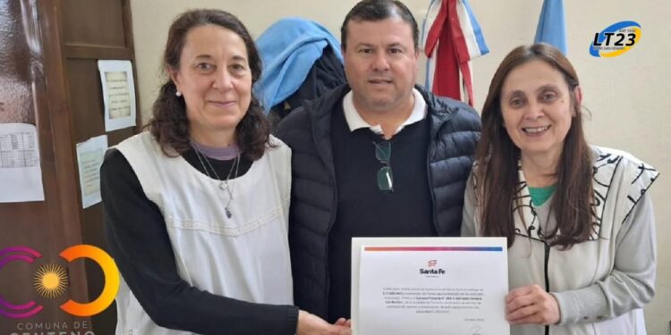 Centeno: Entrega del FANI para la Escuela Primaria N° 284