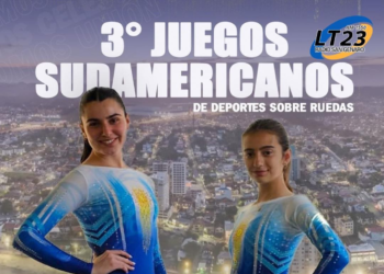 Las jóvenes totorenses, patinadoras de Unión, Sofia Veguillas y María Eugenia Pettinari participarán del 3° juego Sudamericano de Deportes sobre Ruedas.