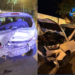 Las Parejas Accidente de Tránsito en Avenida 21. Un conductor fue trasladado al Hospital por descompensación.