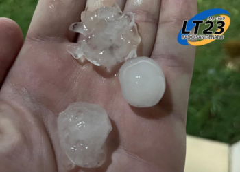 Granizo en la madrugada de la ciudad