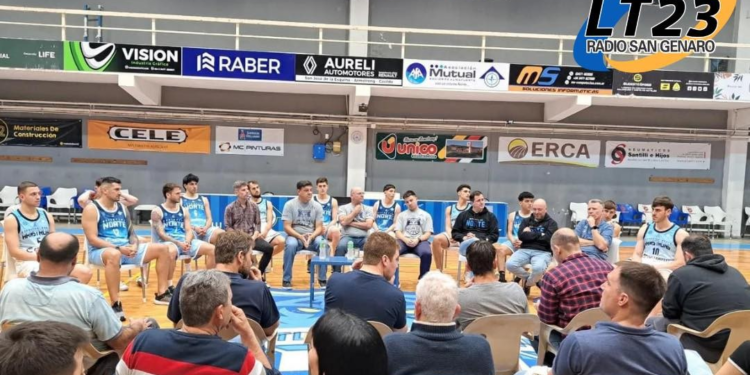 Norte de Armstrong presentó plantel el que disputará la Liga Argentina de Básquet.