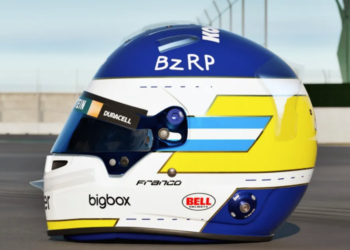 Colapinto tendrá un casco en homenaje al «Lole» Reutemann en la F1