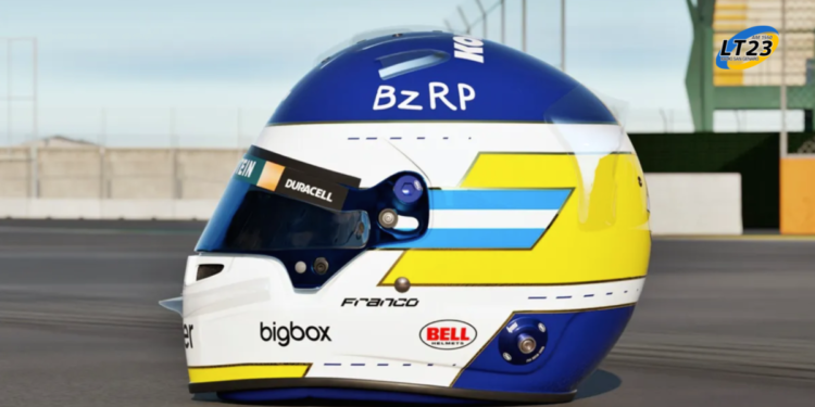 Colapinto tendrá un casco en homenaje al «Lole» Reutemann en la F1
