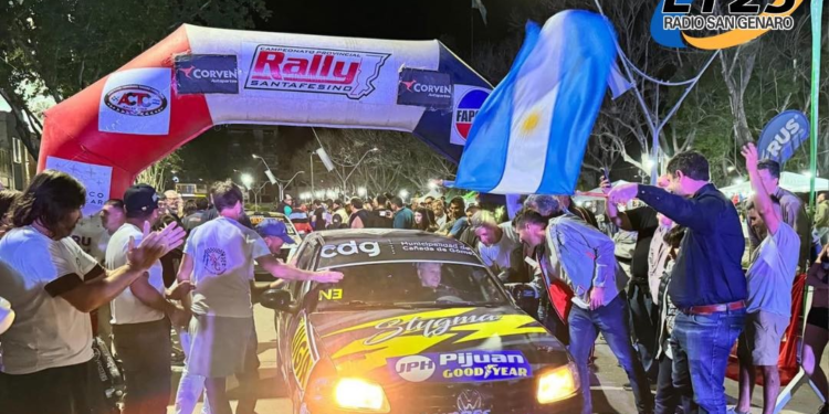 La fiesta del Rally Santafesino pasó por Cañada de Gómez.
