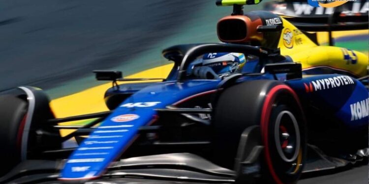 Franco Colapinto sumo kilómetros en Interlagos