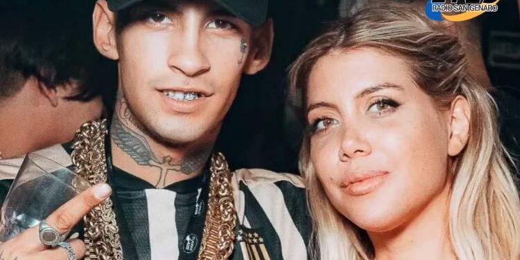 El mensaje apasionado de Wanda Nara a L-Gante tras su encuentro en un boliche
