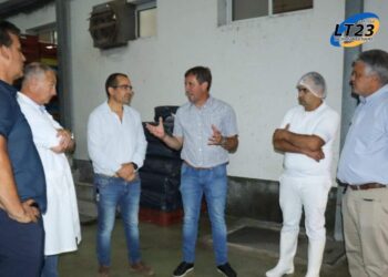 San Genaro: Visita de autoridades locales y provinciales a Lácteos Pinasco
