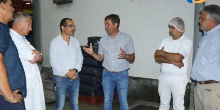 San Genaro: Visita de autoridades locales y provinciales a Lácteos Pinasco