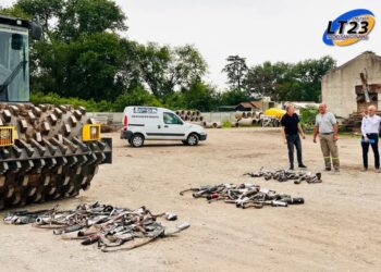 Cañada de Gómez: El municipio compactó y destruyó mas de cien escapes antirreglamentarios