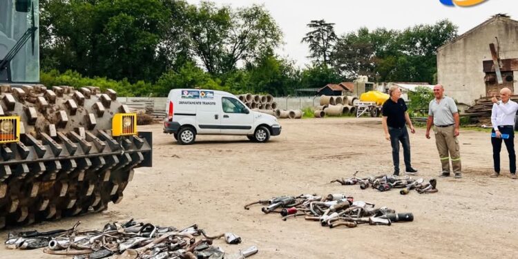 Cañada de Gómez: El municipio compactó y destruyó mas de cien escapes antirreglamentarios