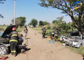 Esperanza: Viajaban a un torneo de fútbol y sufrieron un grave accidente