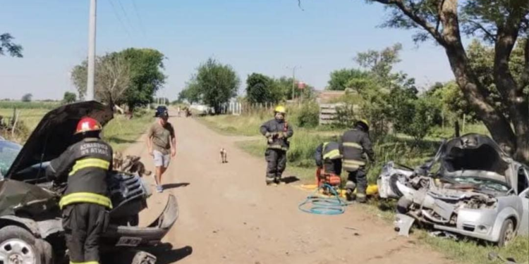 Esperanza: Viajaban a un torneo de fútbol y sufrieron un grave accidente