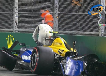 Franco Colanpinto choco en la Q2