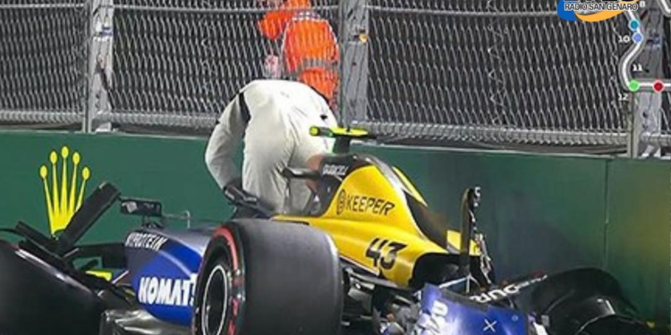 Franco Colanpinto choco en la Q2