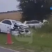 Fuerte accidente en la ruta 95 camino a Gaboto: Un hombre resultó con heridas graves.