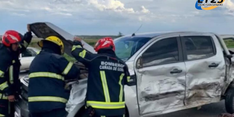 Cañada De Gomez Accidente de Tránsito en el Cruce de Ruta 9 y 91. Lesiones leves.
