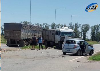 Accidente en cruce de Ruta 34 y 65. Un herido