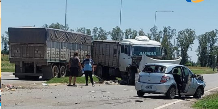 Accidente en cruce de Ruta 34 y 65. Un herido