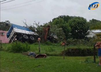 Fuerte tormenta provocó daños en Cayasta en la jornada de hoy