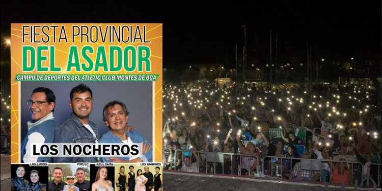 Este sábado se realiza la Fiesta Provincial del Asador en Montes de Oca