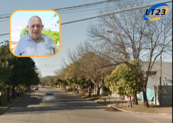 Totoras: José Pascual trabaja en mejoras para seguridad vial.