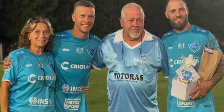 TOTORAS: PARTIDO DESPEDIDA A LUCAS DOMINGO EN EL «NATATORIO PARQUE» DE UFC