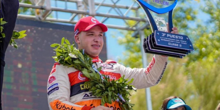 EL JOVEN TOTORENSE RAMIRO CANO LOGRÓ EL 3º PUESTO EN LA CLASE 2 DEL TN EN TRELEW CERRANDO UN AÑO INOLVIDABLE