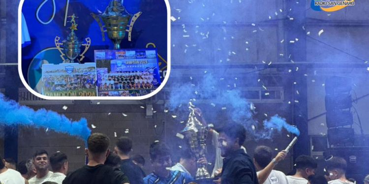 San Genaro: SPORTIVO RIVADAVIA FESTEJÓ LOS TÍTULOS DEL FÚTBOL DE LA TEMPORADA