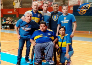 San Genaro: Boca y la Peña entegaron una silla de Ruedas en la ciudad